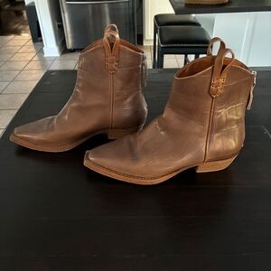 Free People Brown Ankle Boots